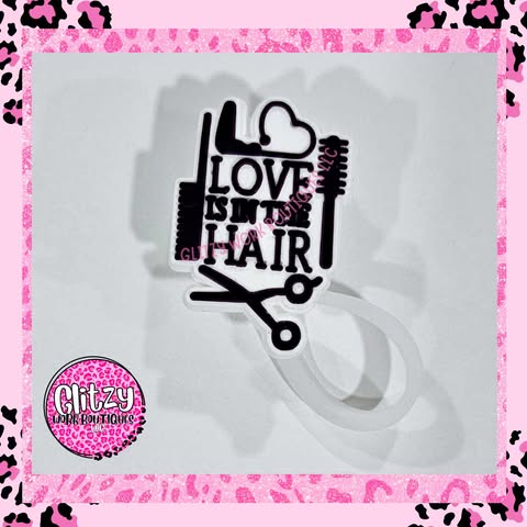 LOVE IS IN THE HAIR STRAW TOPPER