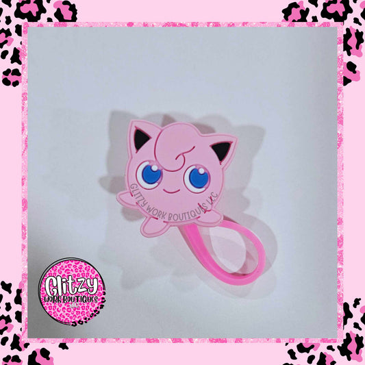 JIGGLYPUFF STRAW TOPPER