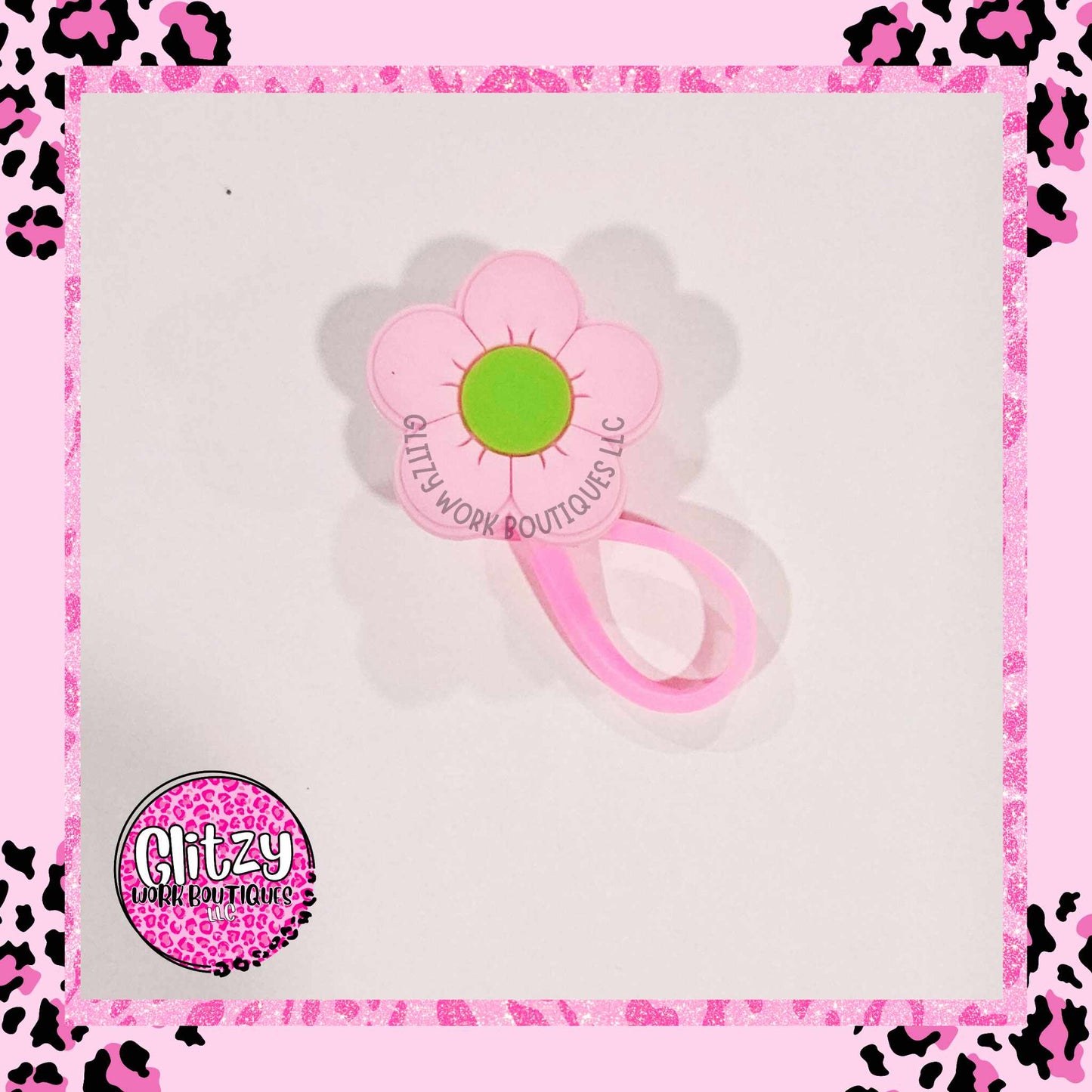DAISY FLOWER STRAW TOPPERS
