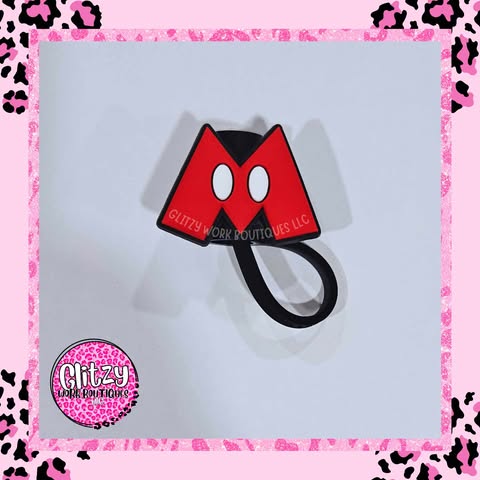 "M" MICKEY MOUSE STRAW TOPPER