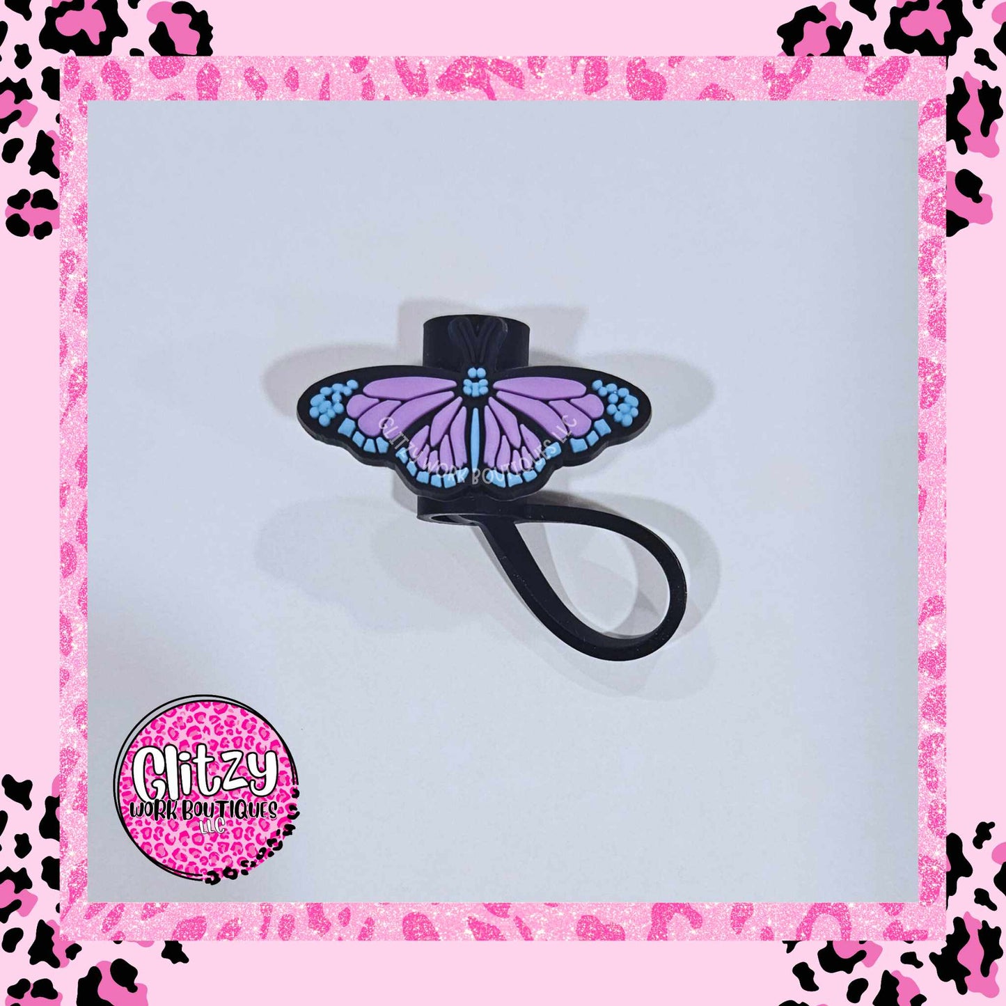 BUTTERFLY STRAW TOPPERS
