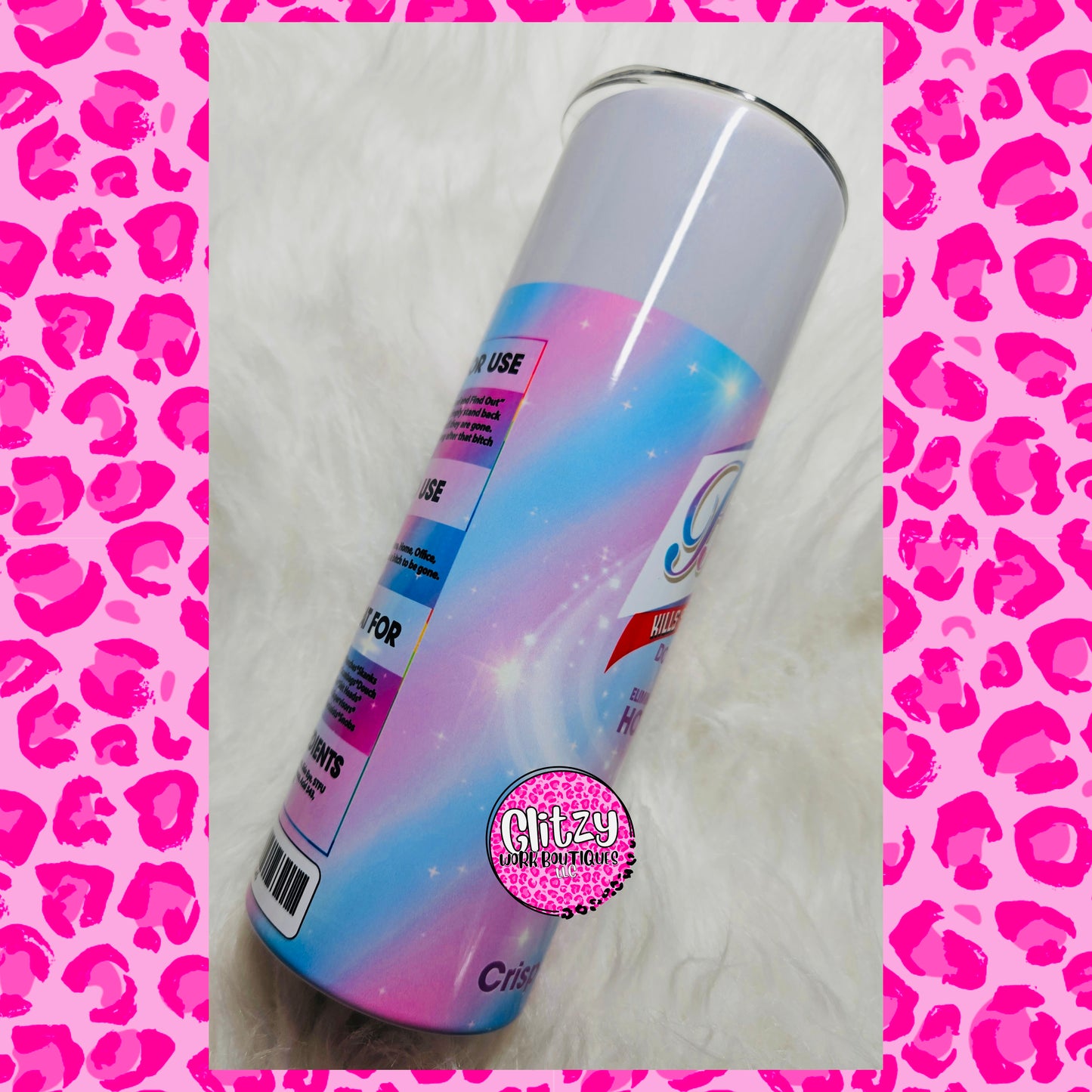 BITCH BE GONE PASTEL UNICORN TUMBLER