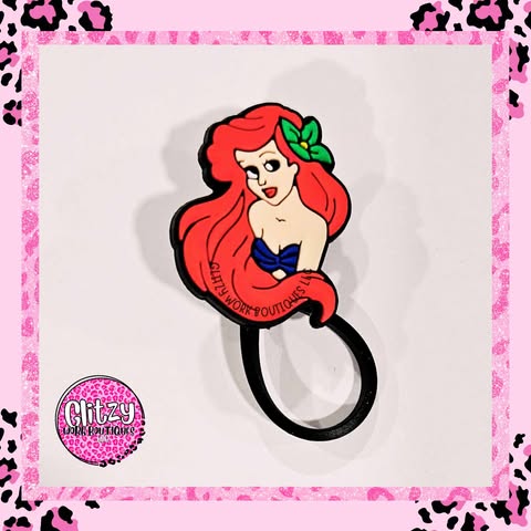 ARIEL MERMAID STRAW TOPPER