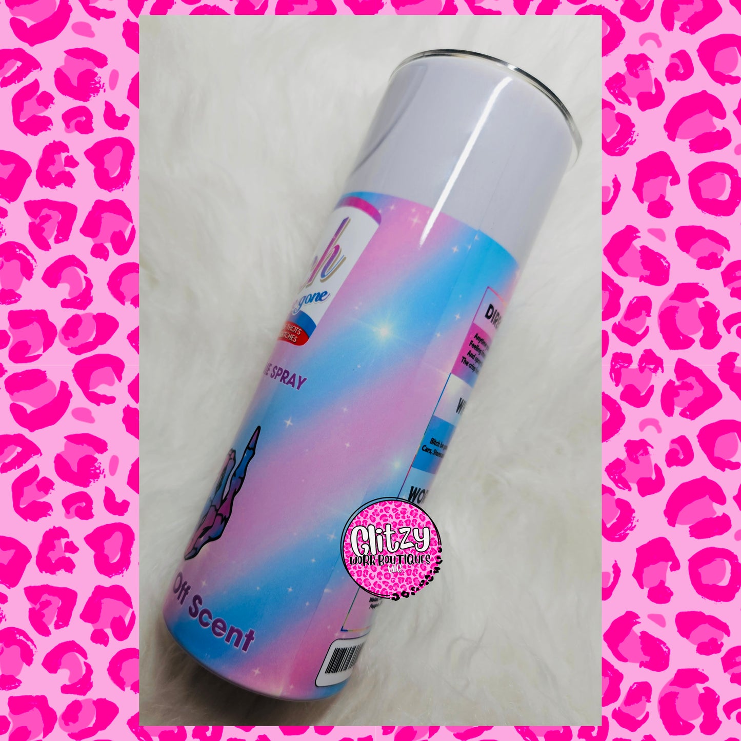 BITCH BE GONE PASTEL UNICORN TUMBLER