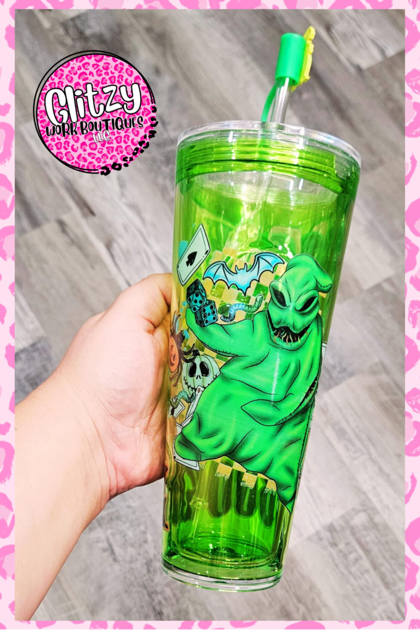OOGIE BOOGIE SLIME DRIP SNOW GLOBE TUMBLER