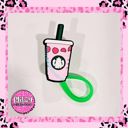 STARBUCKS PINK DRINK STRAW TOPPER