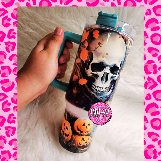 SPOOKY HALLOWEEN DUPE 40OZ TUMBLER