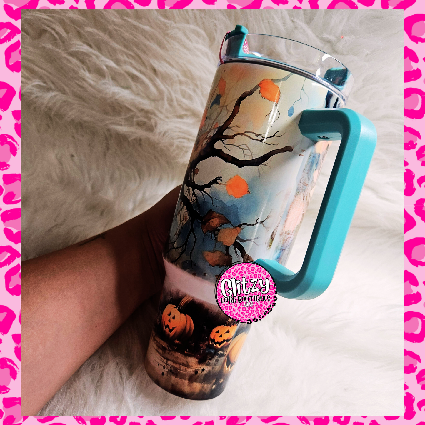 SPOOKY HALLOWEEN DUPE 40OZ TUMBLER