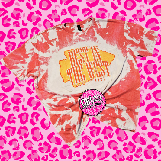 BEST IN THE WEST BLEACHED TEE