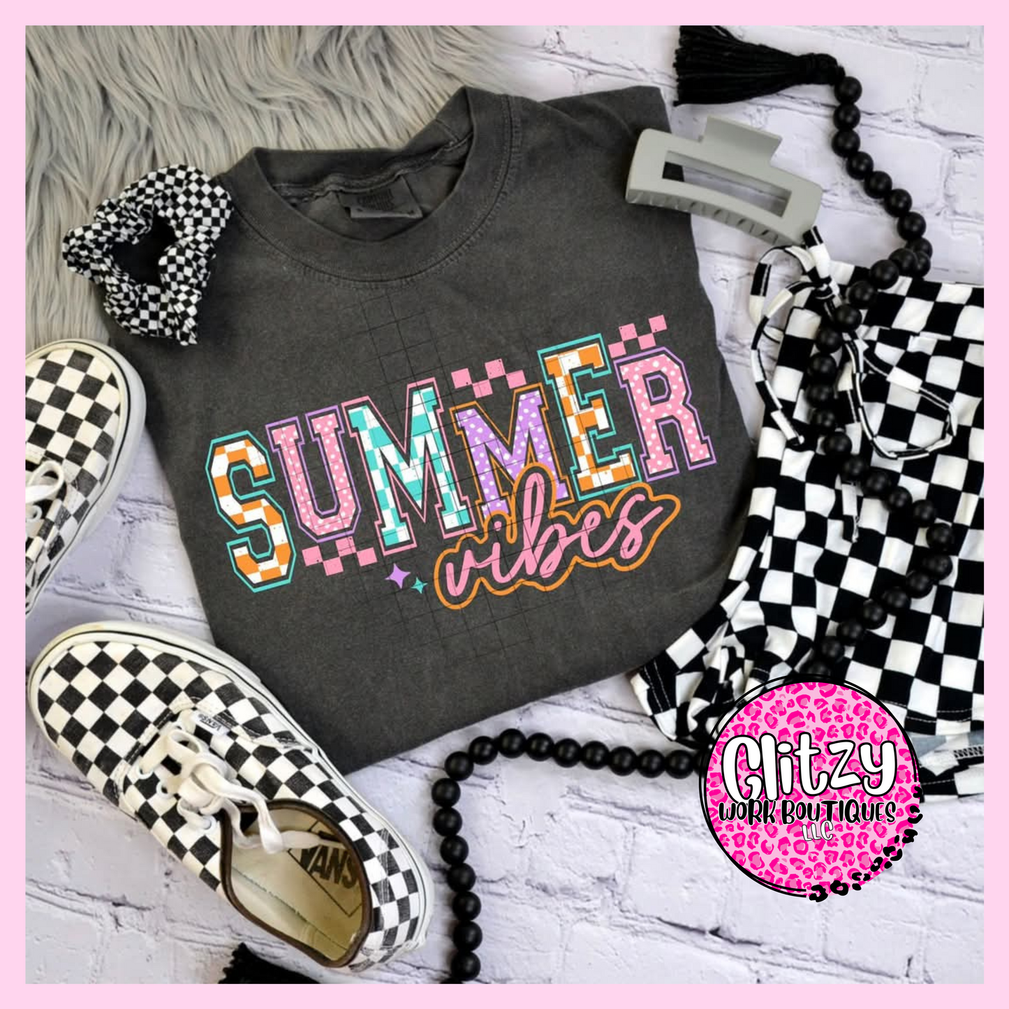 CHECKERED SUMMER PRINTED APPAREL