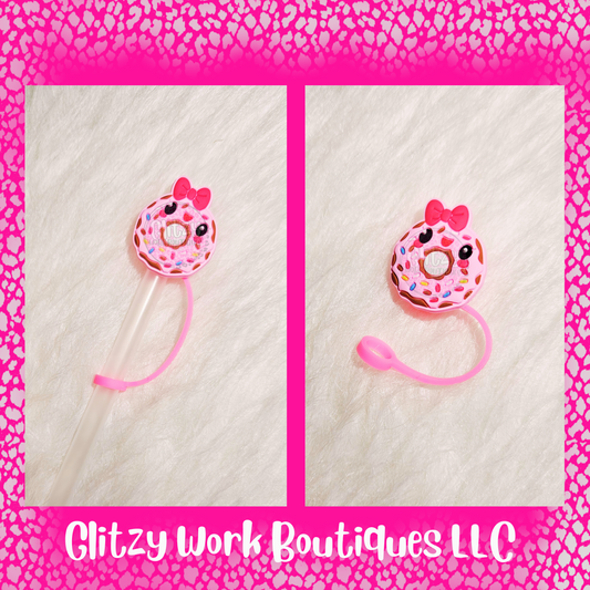 HAIRBOW SPRINKLE DONUT STRAW TOPPER