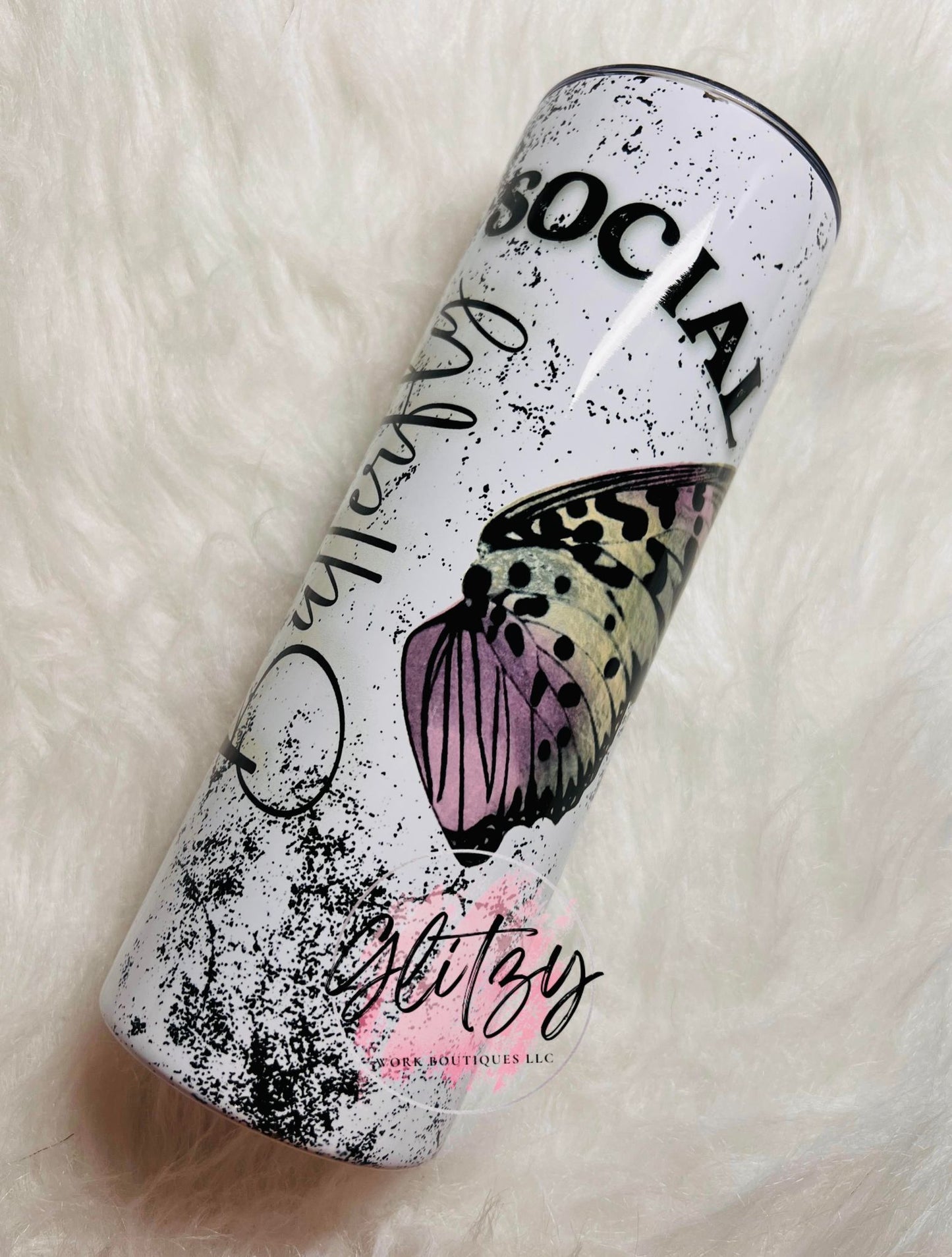 ANTI-SOCIAL BUTTERFLY 20oz Tumbler