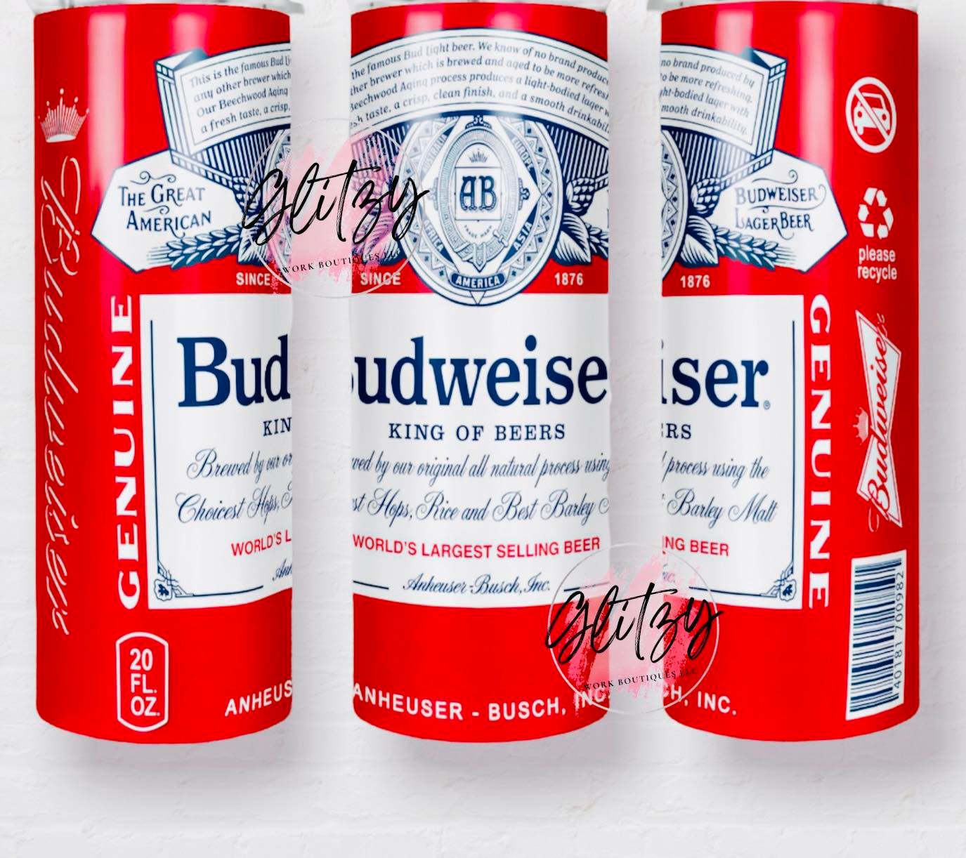 Budweiser 20oz Tumbler