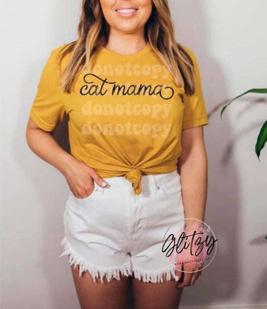 Cat Mom Graphic Tee