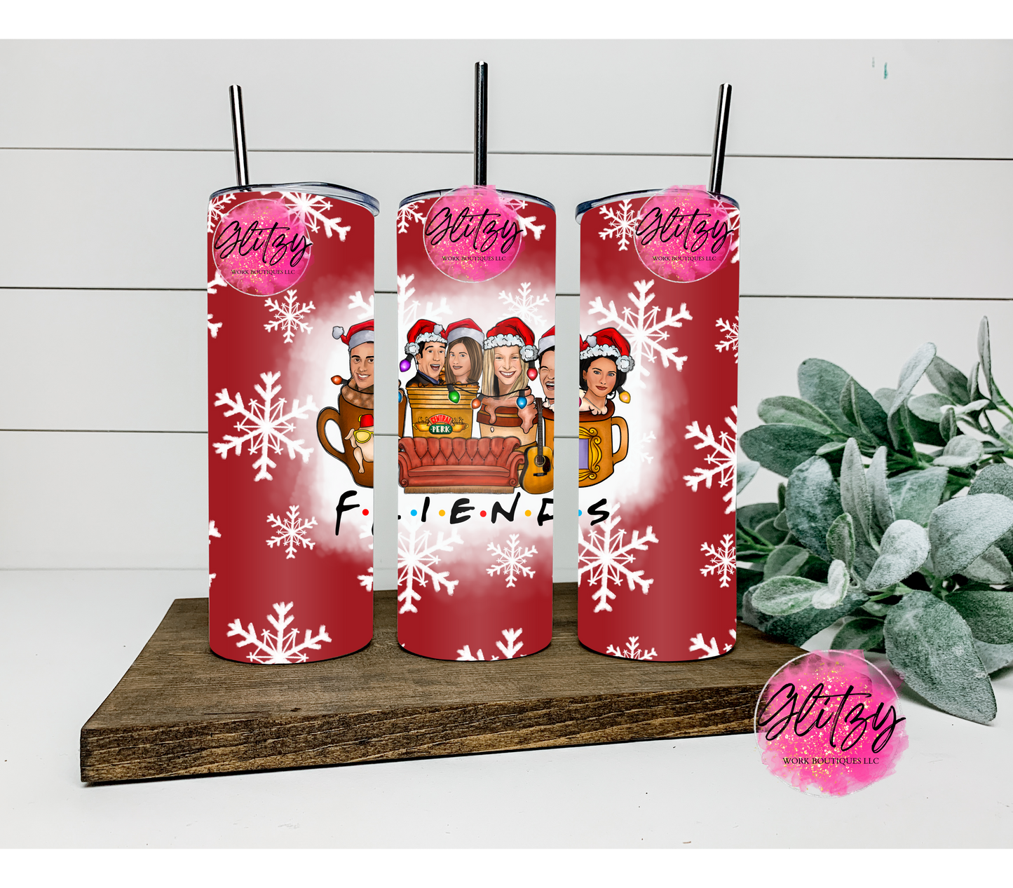 Friends Christmas Tumbler