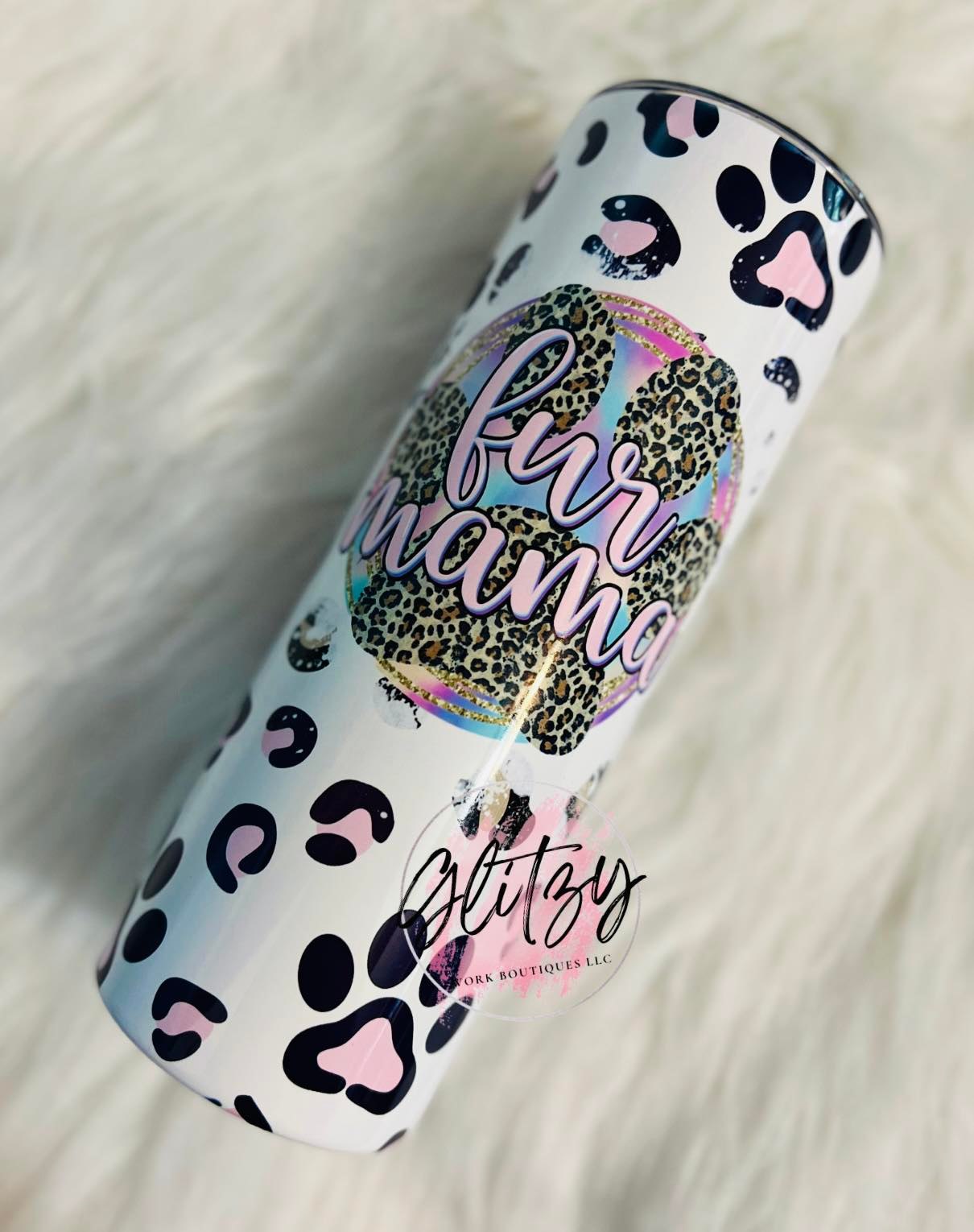 FUR MAMA LEOPARD TUMBLER