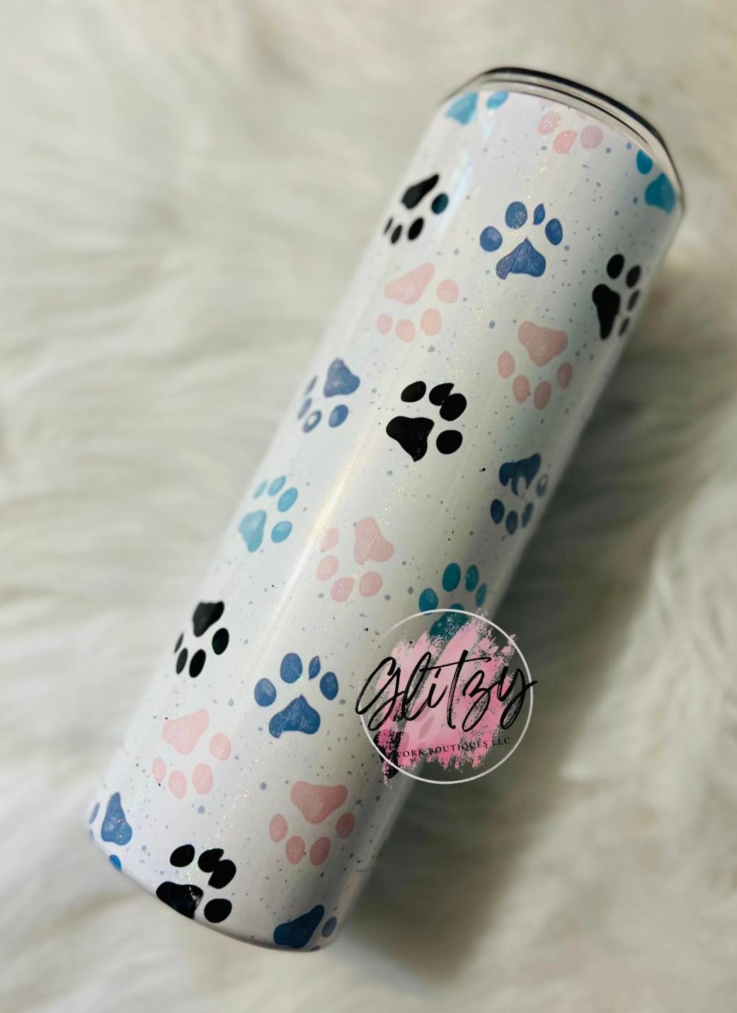 Life is BETTER with a DOG 20oz Hollo Shimmer Tumbler