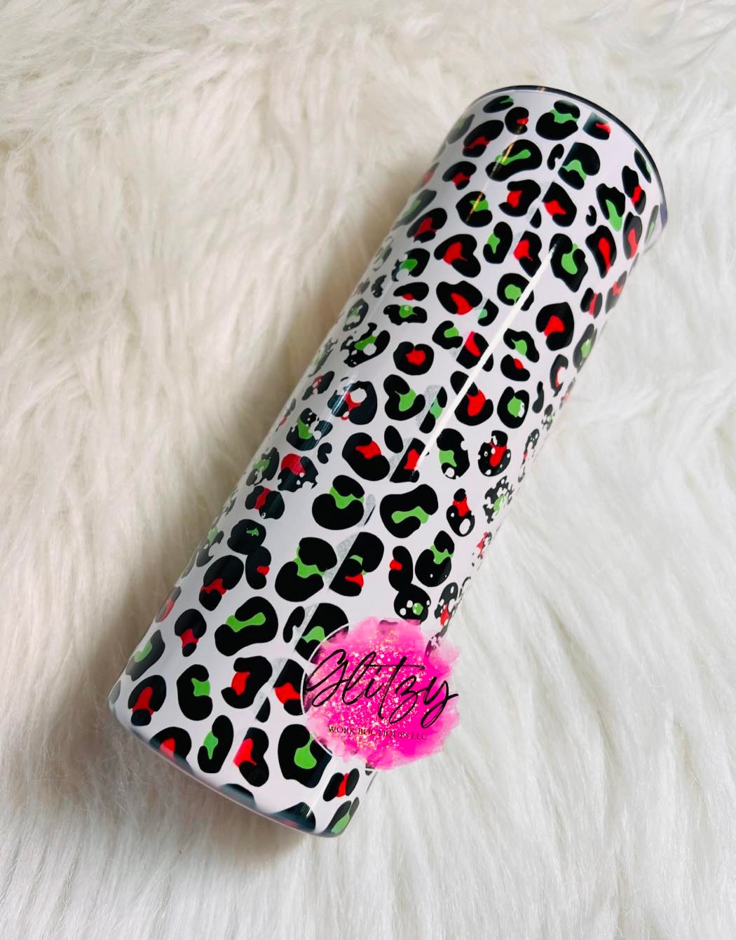 MERRY GRINCHMAS Leopard 20oz Tumbler