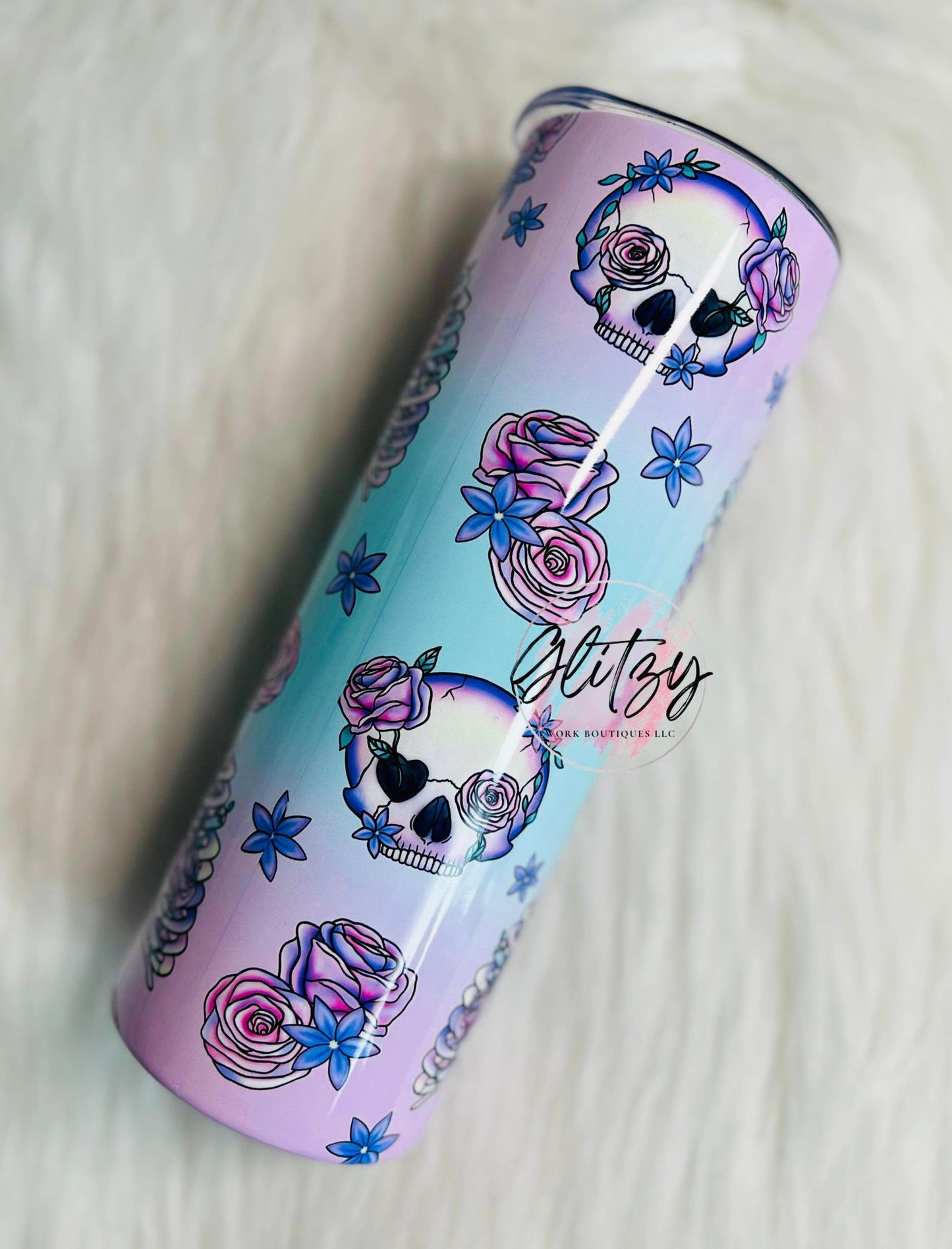 Pastel Skelly & Ribs 20oz Tumbler