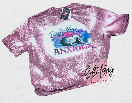 Probably Anxious Bleached Tee