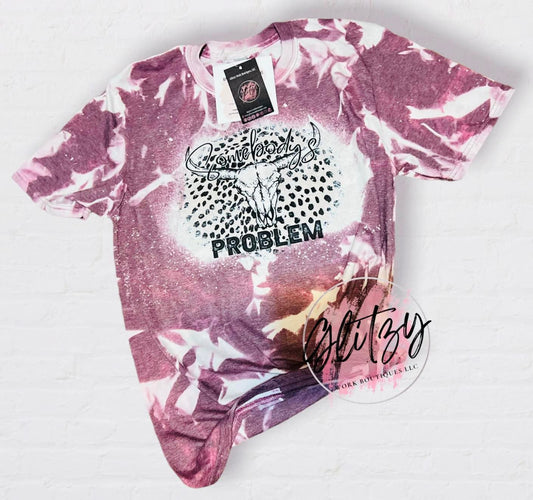 Somebody's Problem Bleached Tee