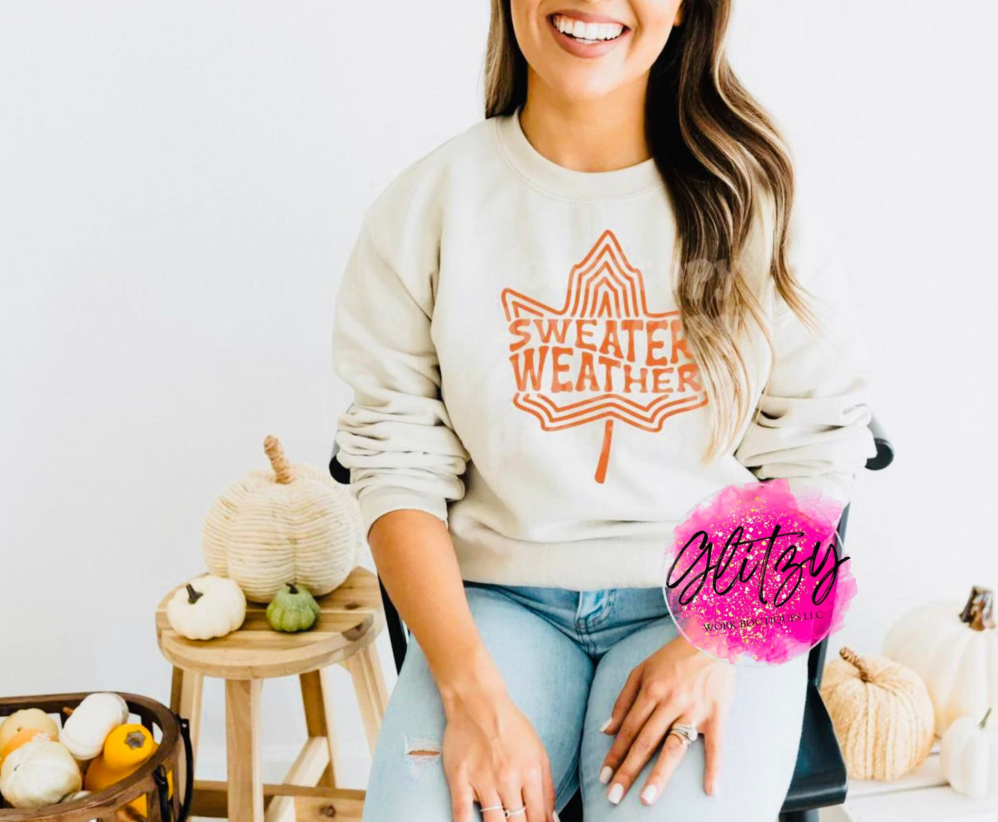 SWEATER WEATHER Crewneck Sweatshirt