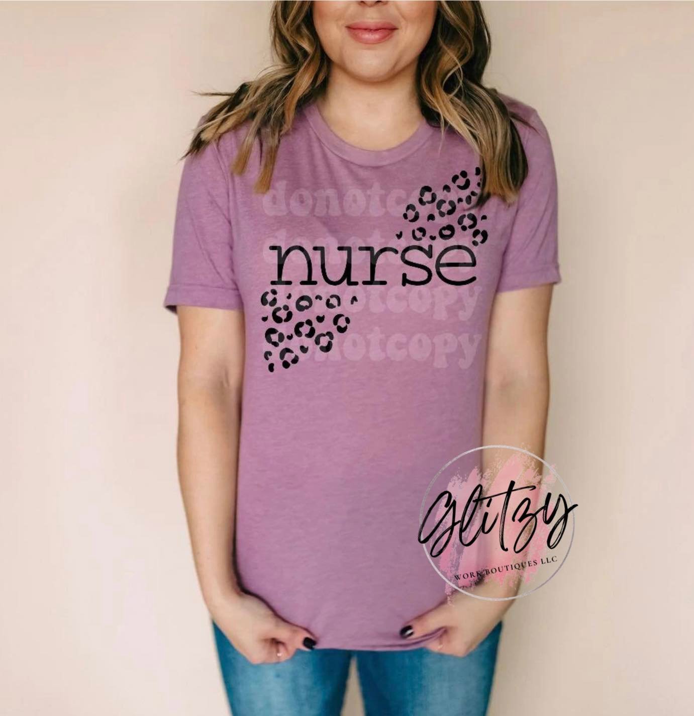 Leopard nurse Graphic Tee