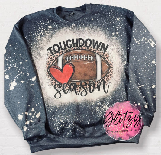 TOUCH DOWN SEASON Crewneck Sweatshirt