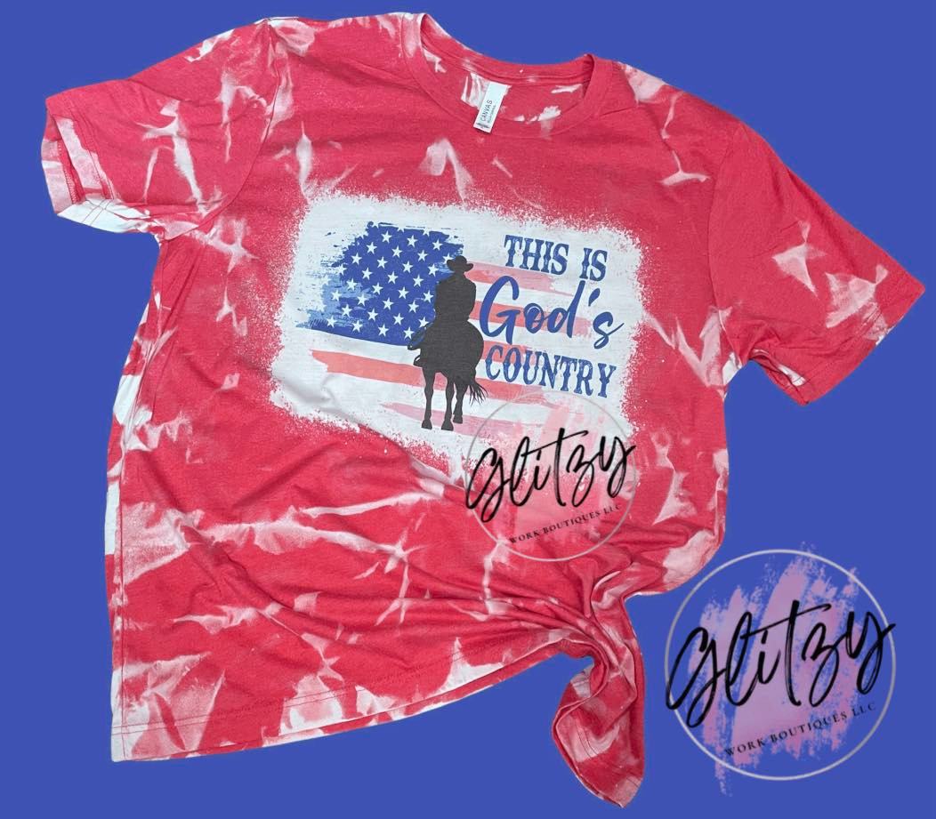 This is God's Country Bleached Tee