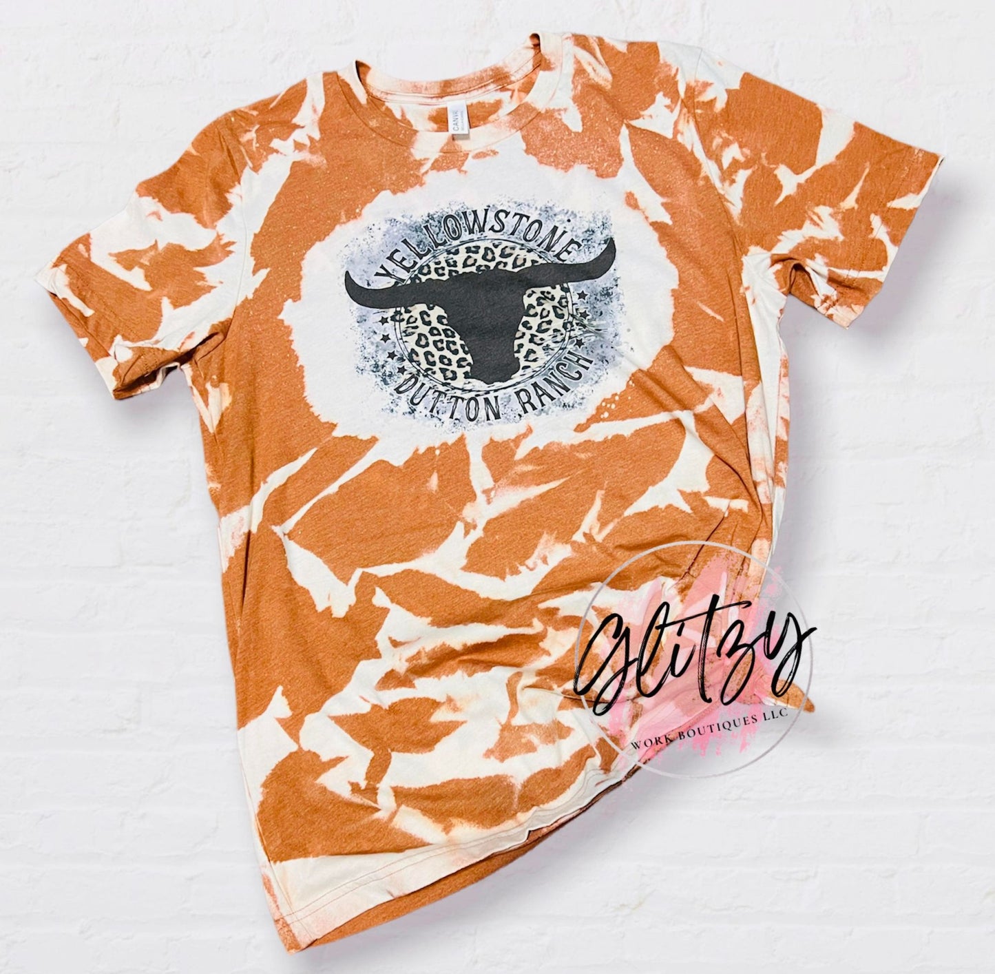 YELLOWSTONE DUTTON RANCH Bleached Tee