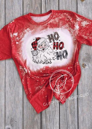 Ho ho ho Bleached Tee