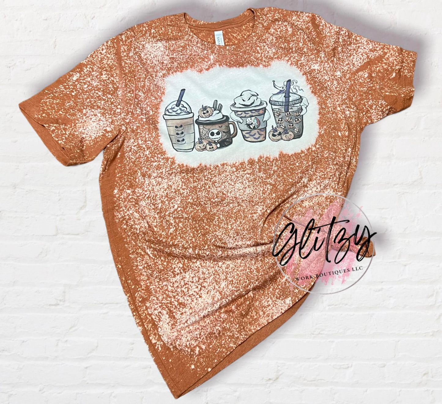 HORROR COFFEE'S Bleached Tee