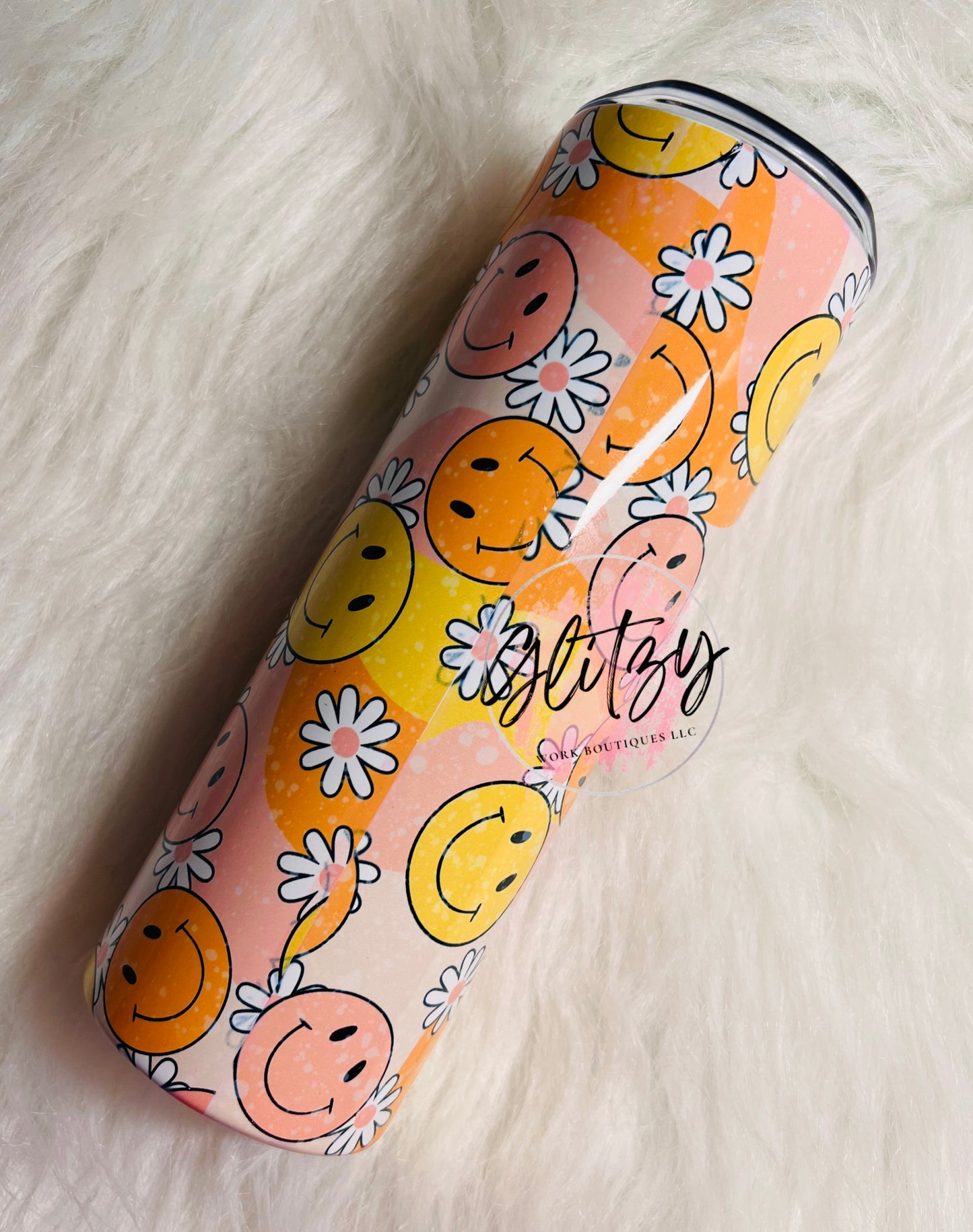 Daisy Retro Smiley Tumbler