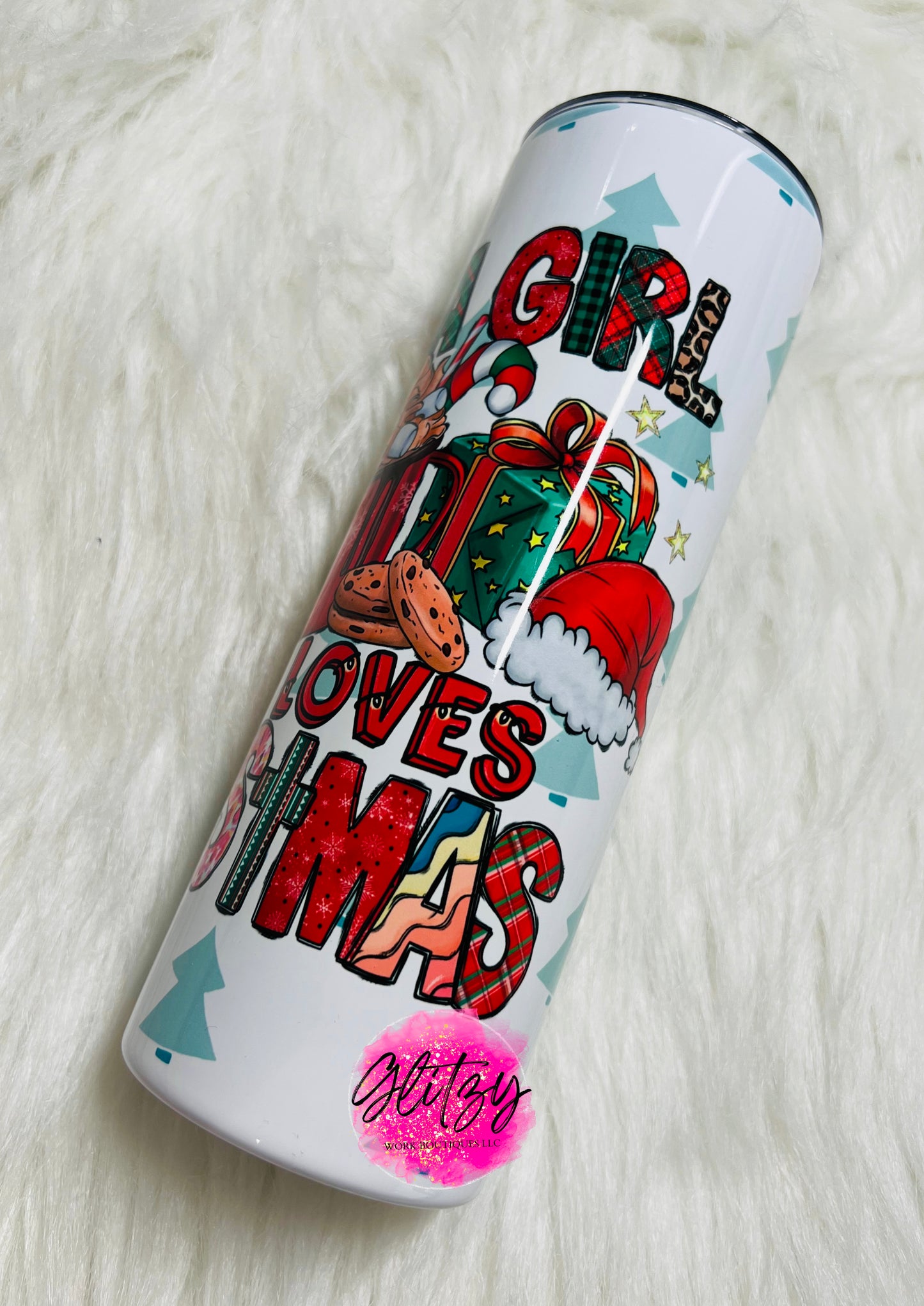 Just a Girl Who Loves CHRISTMAS 20oz Tumbler