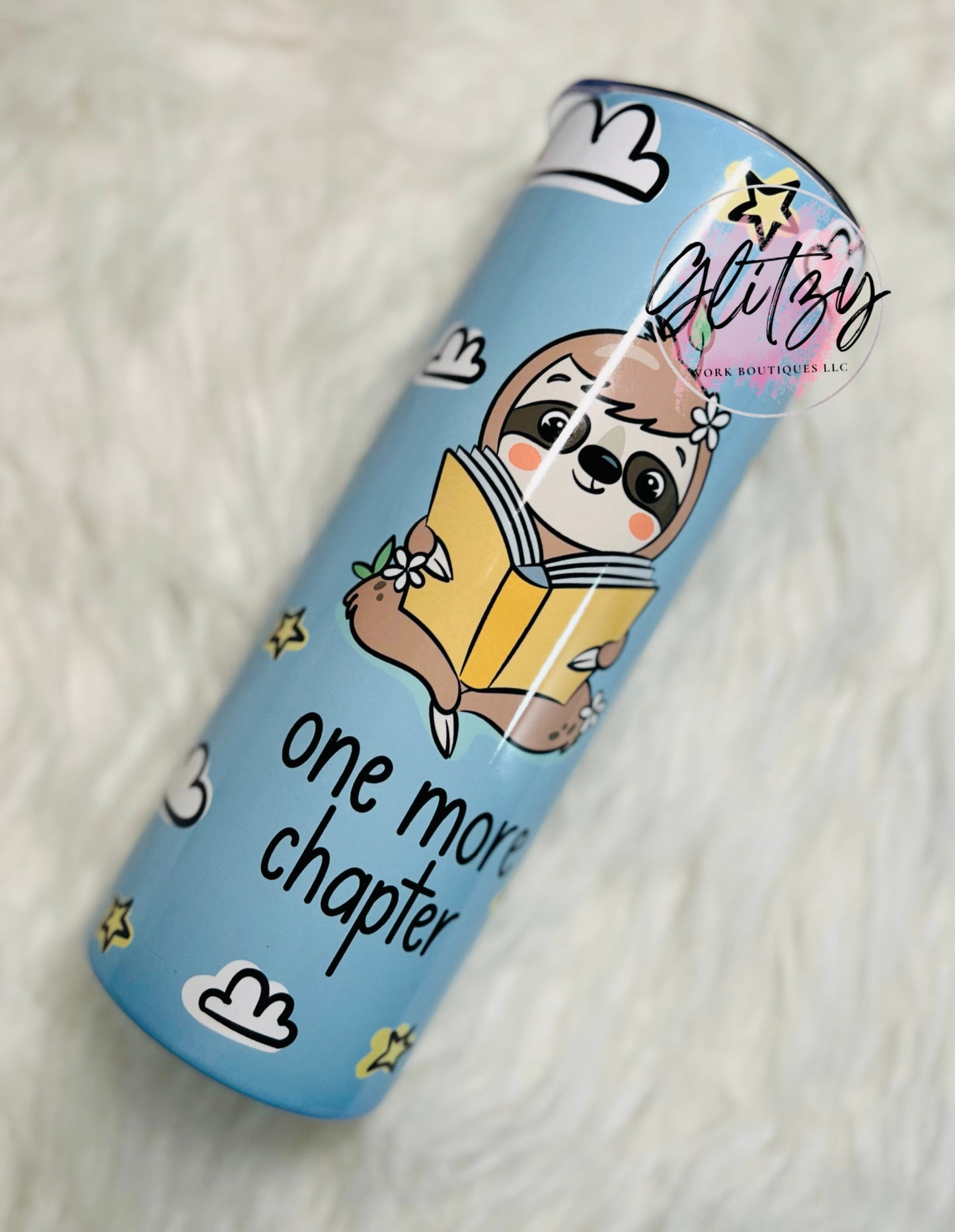 ONE MORE CHAPTER SLOTH TUMBLER