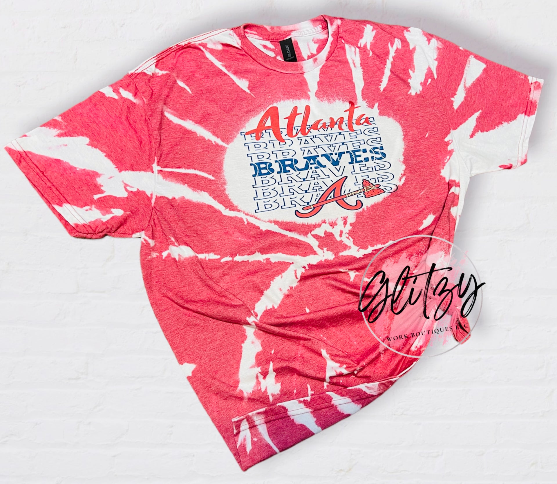Bleached Atlanta Braves Tee (3 colors)