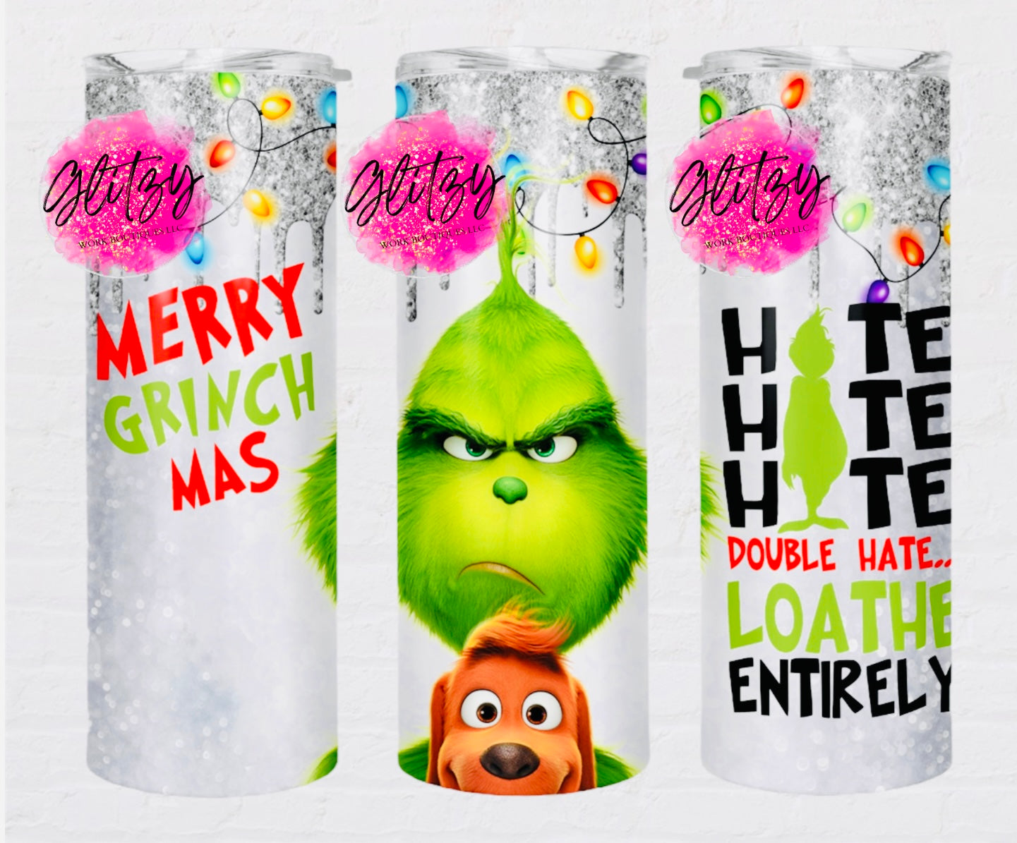 The Grinch Hates Christmas Tumbler