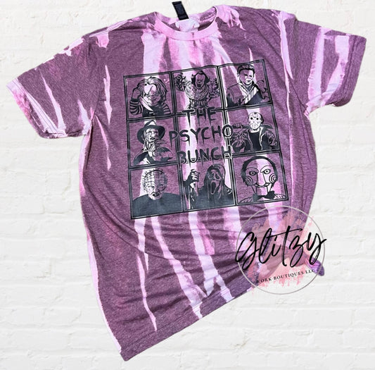 The Psycho Bunch Bleached Tee