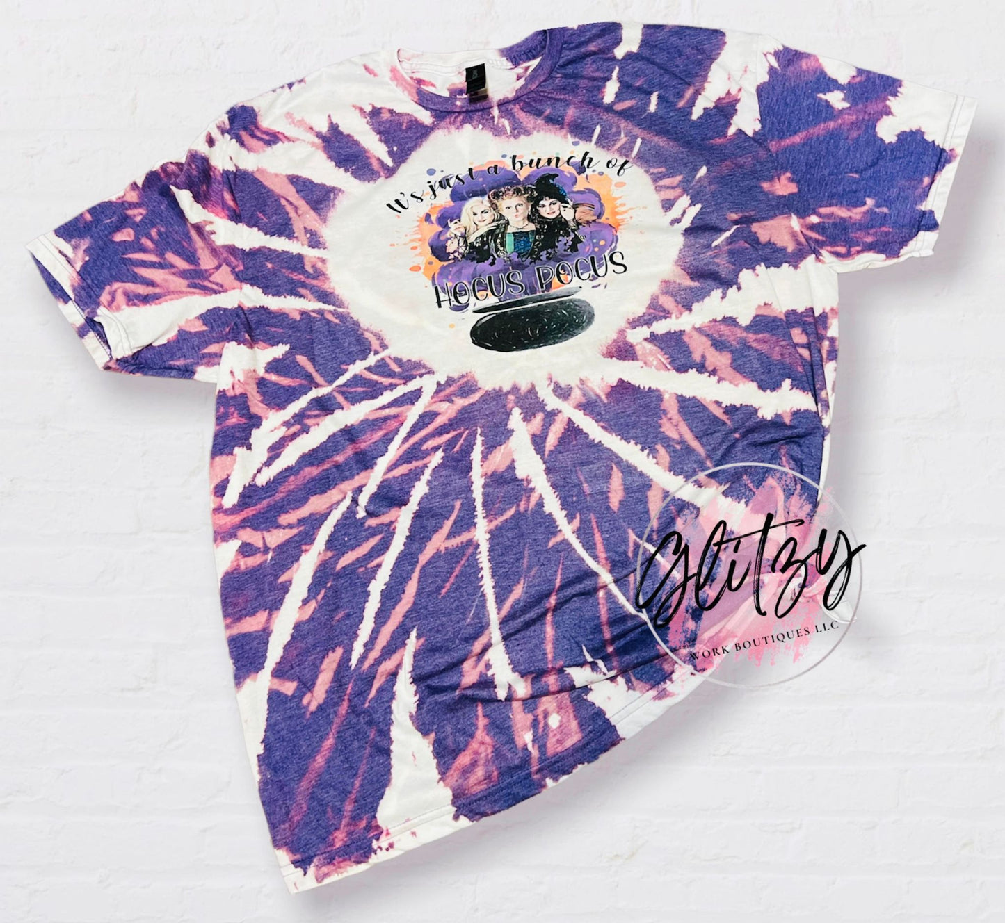 It's Just a Bunch of Hocus Pocus Bleached Tee