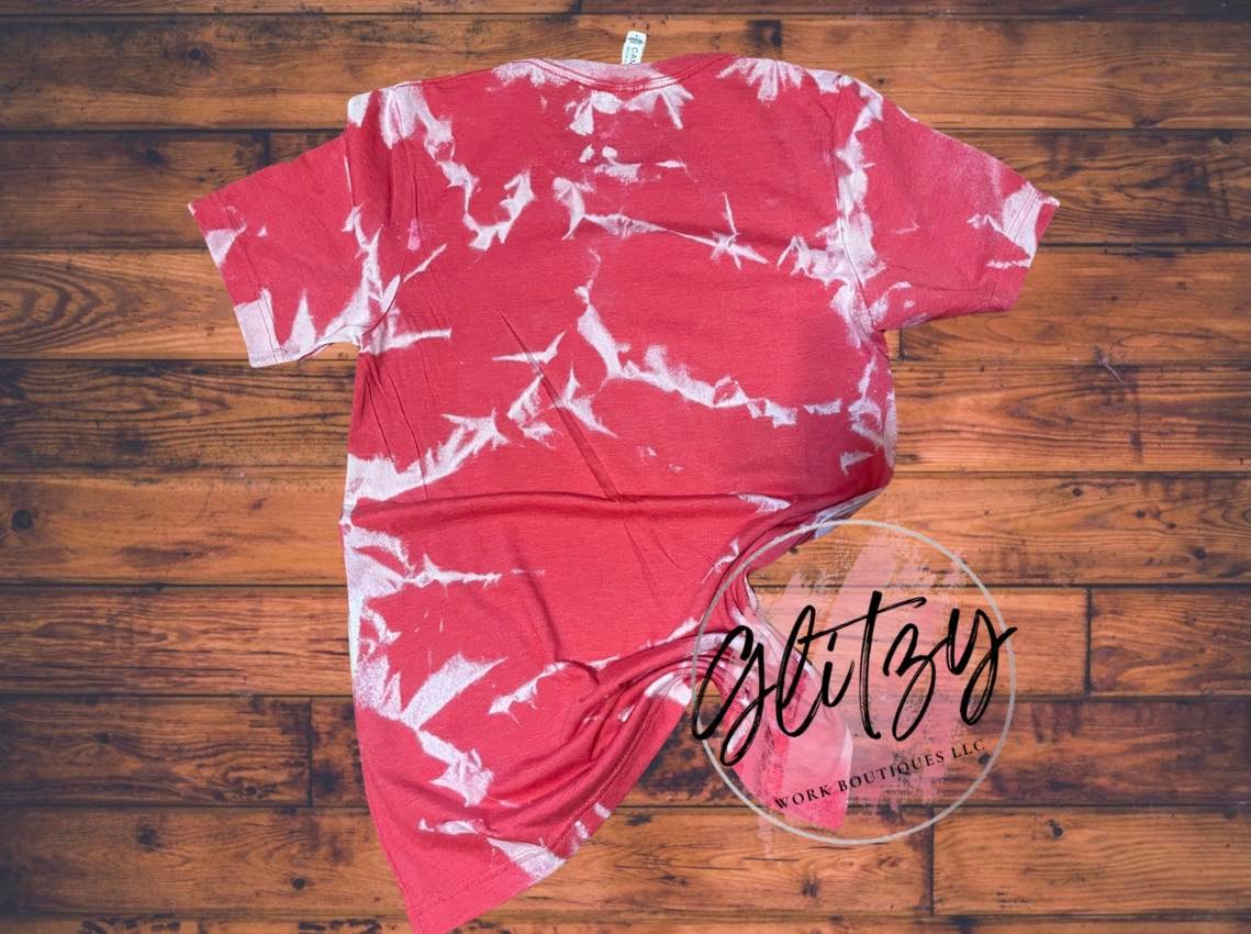 KC Chiefs Leopard Bleached Tee