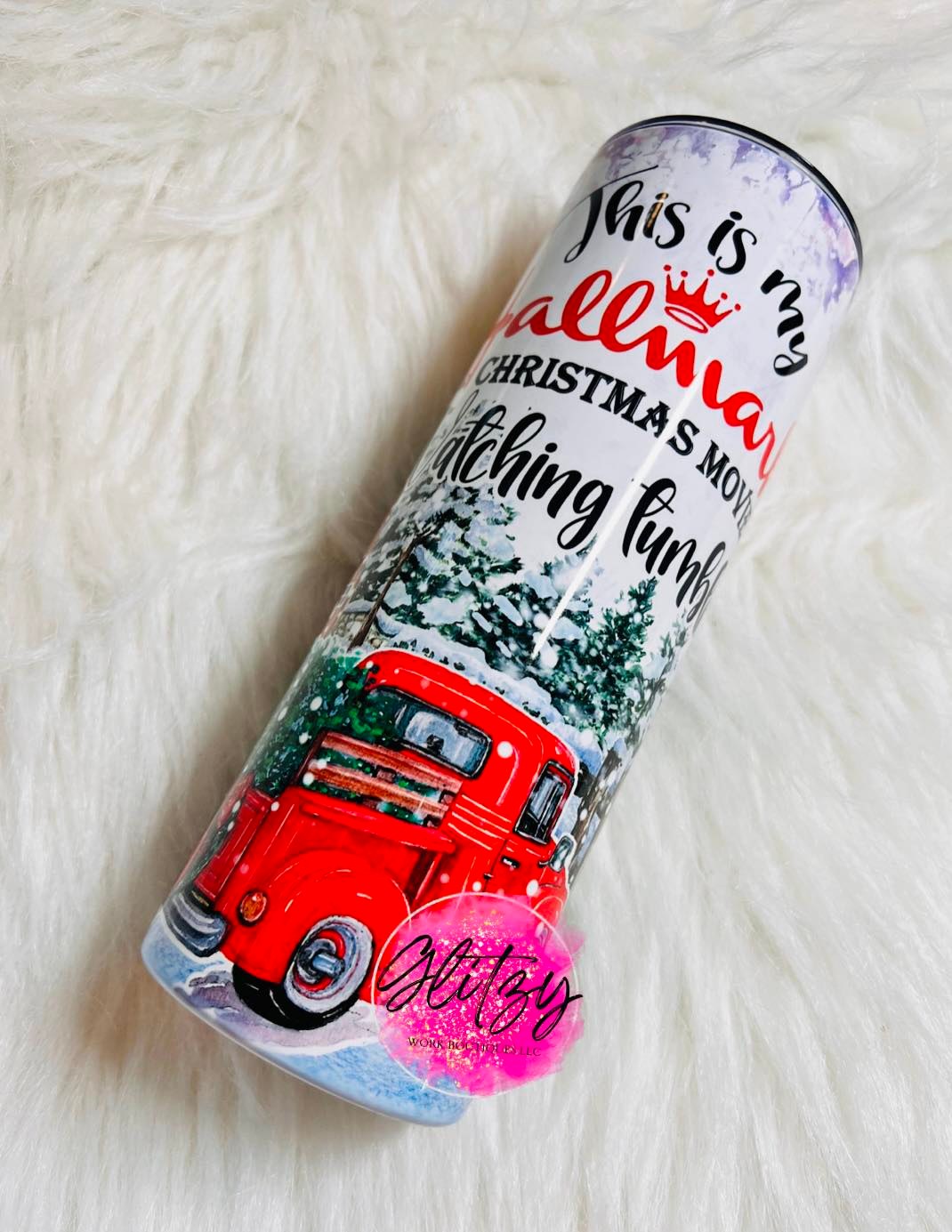 This is my HALLMARK Christmas Movie Watching Tumbler 20oz Tumbler