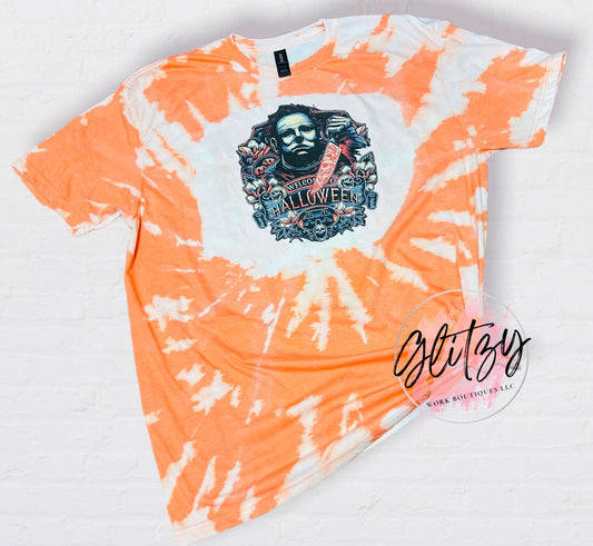 WELCOME TO HALLOWEEN Bleached Tee